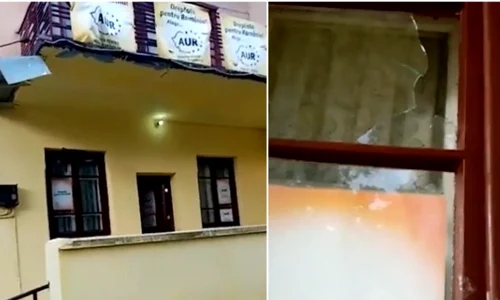 Sediul liderului AUR George Simion a fost atacat