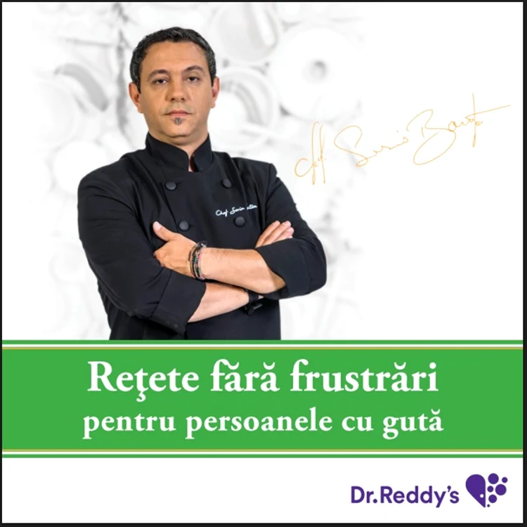Chef Sorin Bontea a colaborat cu o companie farmaceutică la acest proiect