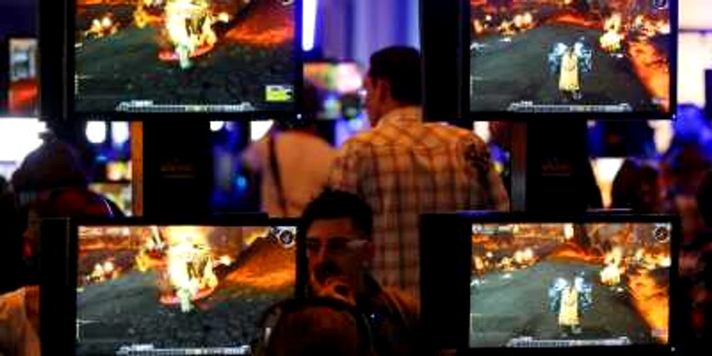 Gamingul este o industrie în creştere în România FOTO Mediafax AFP