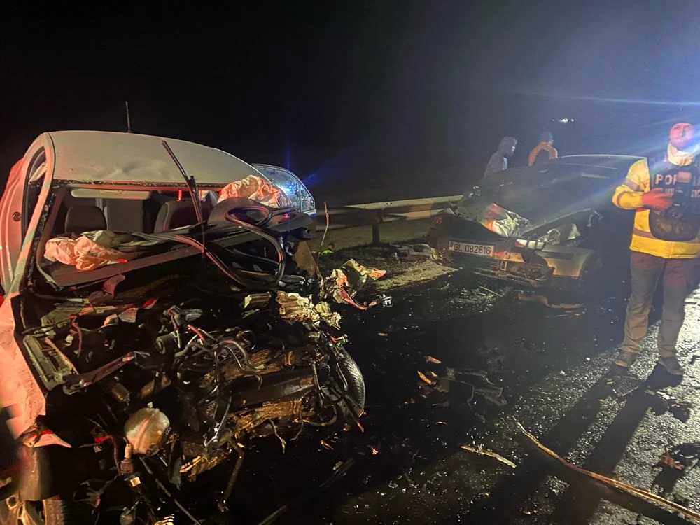 Accident grav în județul Galați FOTO: ISU 