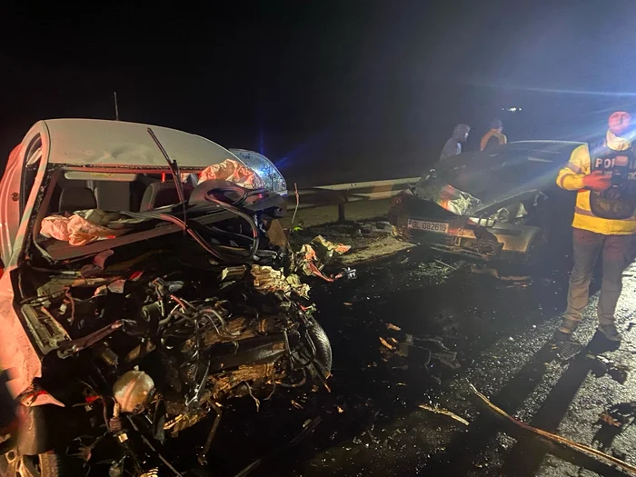 Accident grav în județul Galați FOTO: ISU