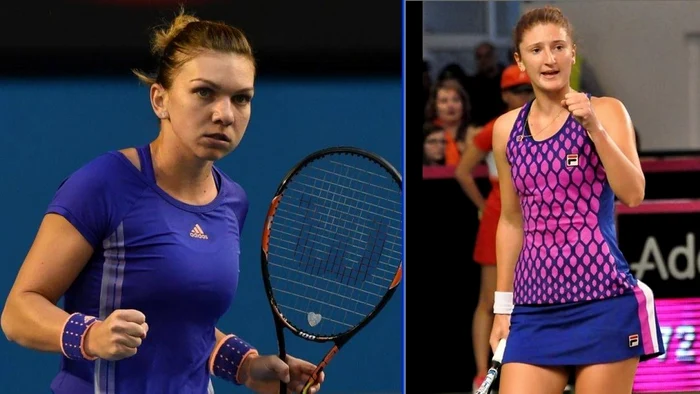 Simona Halep şi Irina Begu