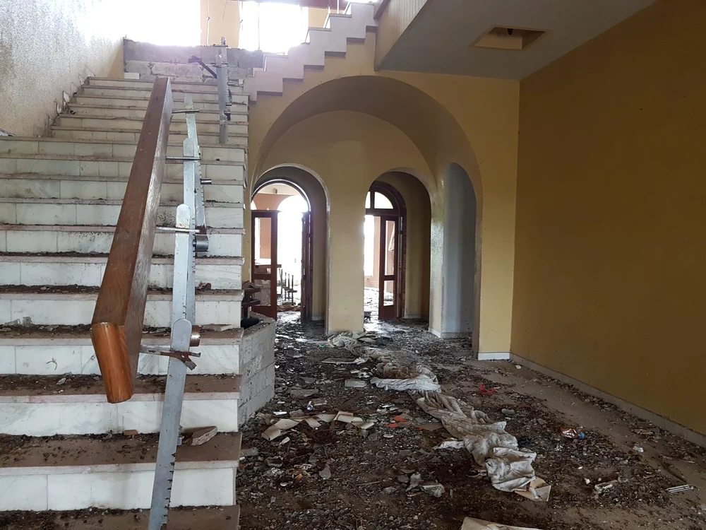 Conacul este în stare avansată de degradare. FOTO: Primăria Comunei Munteni
