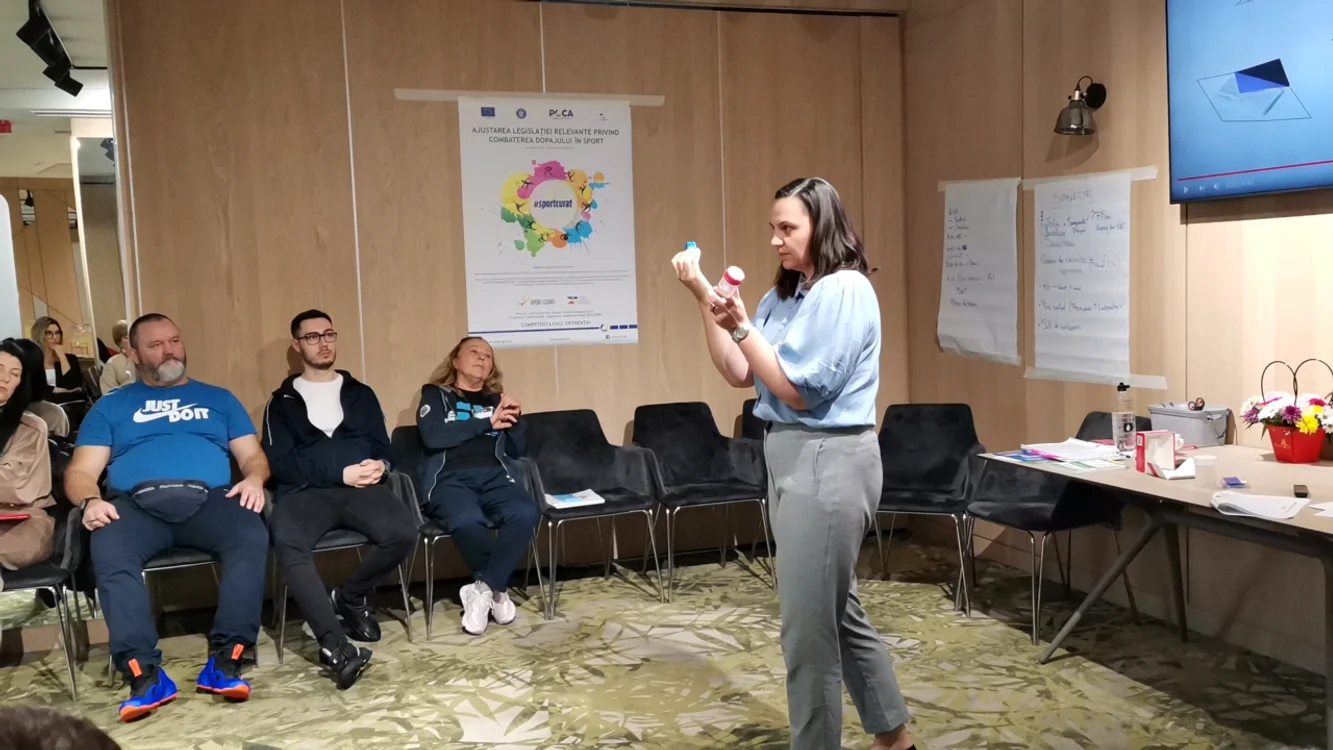 Sportivul este cel care manipulează kitul de prelevare, a explicat reprezentanta ANAD FOTO: A.M.