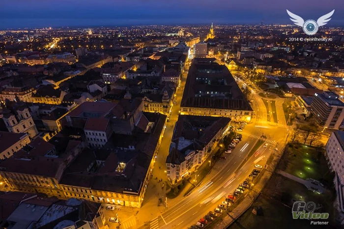 Fotografii nocturne din drona Eye in the Sky