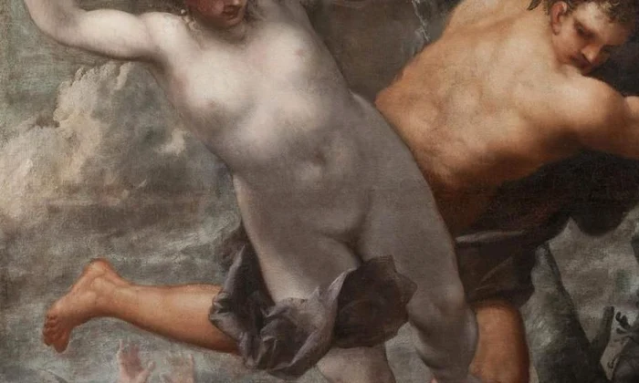 Privire și metamorfoză Apolo și Dafne, un tablou de Pietro Liberi jpeg