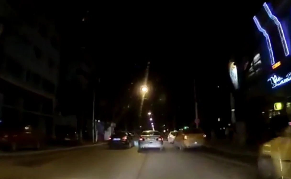 Depăşire surprinsă de grupul de monitorizare a traficului