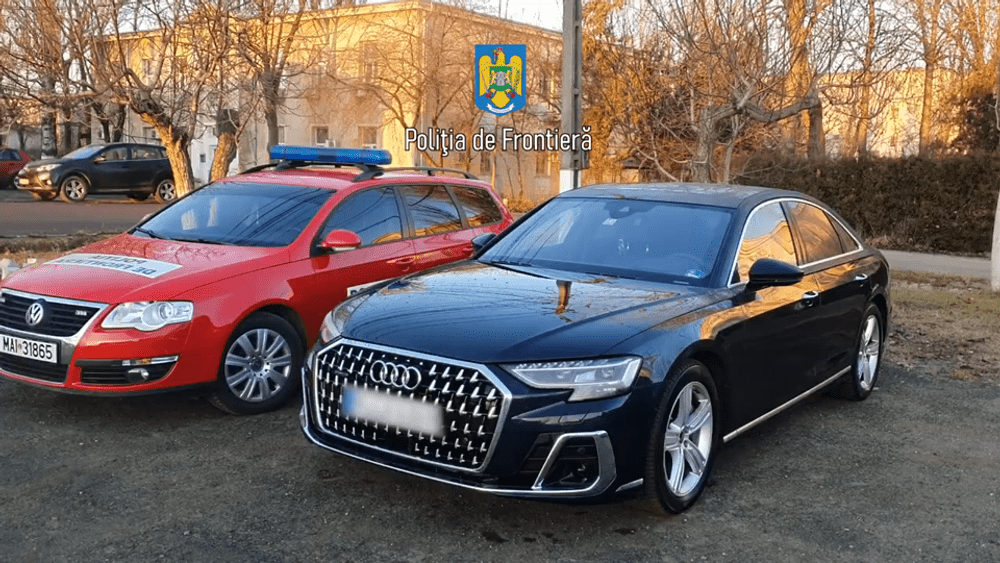 Audi A8 în valoare de 750.000 de lei furat din Germania, scos la vânzare în Constanța VIDEO