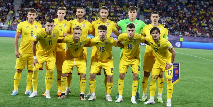 Naționala de tineret a României, spulberată de Spania. Foto frf.ro