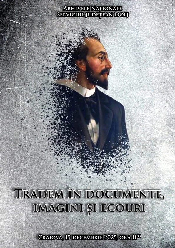 „Tradem în documente, imagine și ecouri”, expoziție dedicată poetului Traian Demetrescu