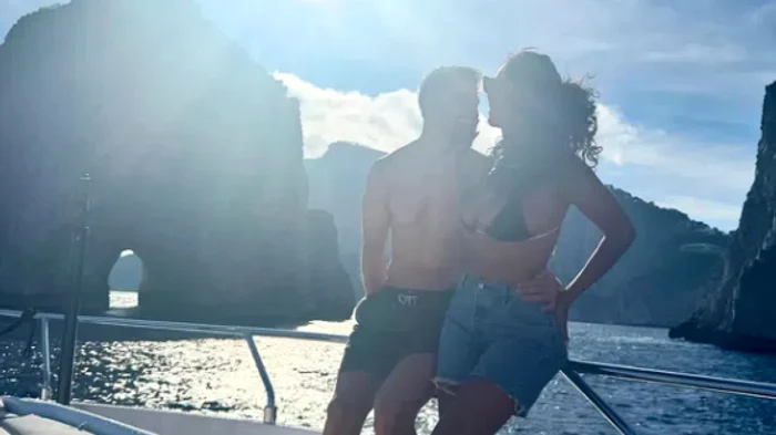 Ruben Diaz, alături de Maya Jama, pe iaht, în Capri  Foto/Instagram