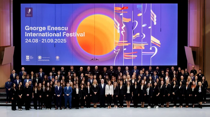 Cristina Uruc și echipa Festivalului George Enescu 2025. Foto Andrei Gindac