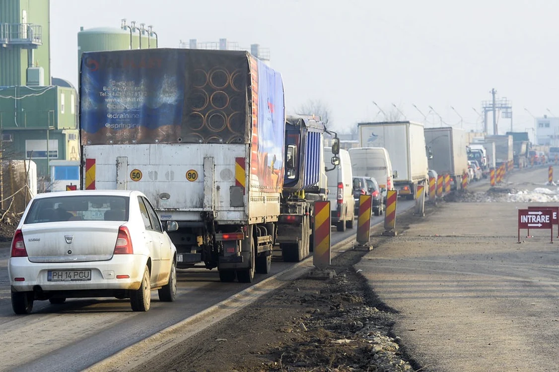 Șoseaua de Centură a Capitalei este mereu aglomerată