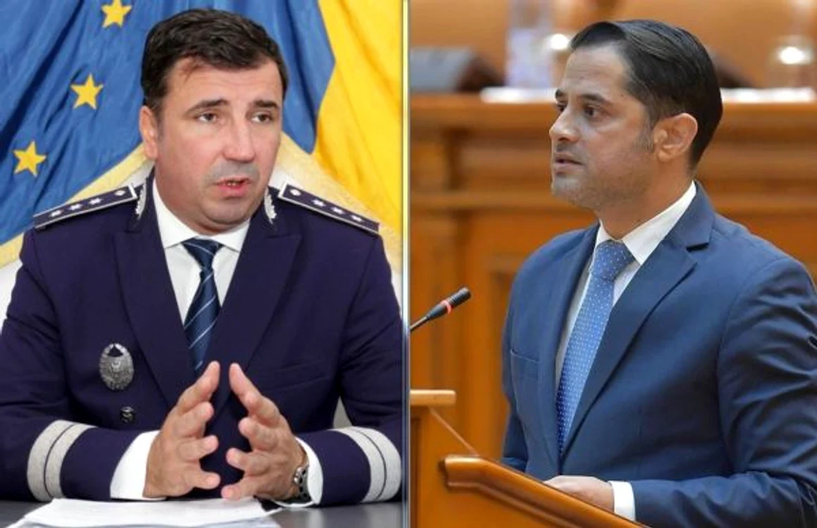 Comisarul şef Cornel Mototolea şi deputatul Daniel Vasile FOTOCOLAJ Adevărul