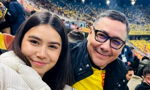 Victor Ponta si Irina, fiica sa FOTO Profimedia