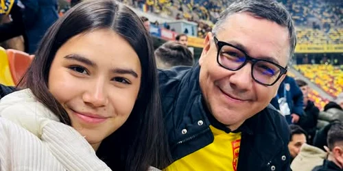 Victor Ponta si Irina, fiica sa FOTO Profimedia