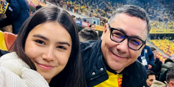 Victor Ponta si Irina, fiica sa FOTO Profimedia