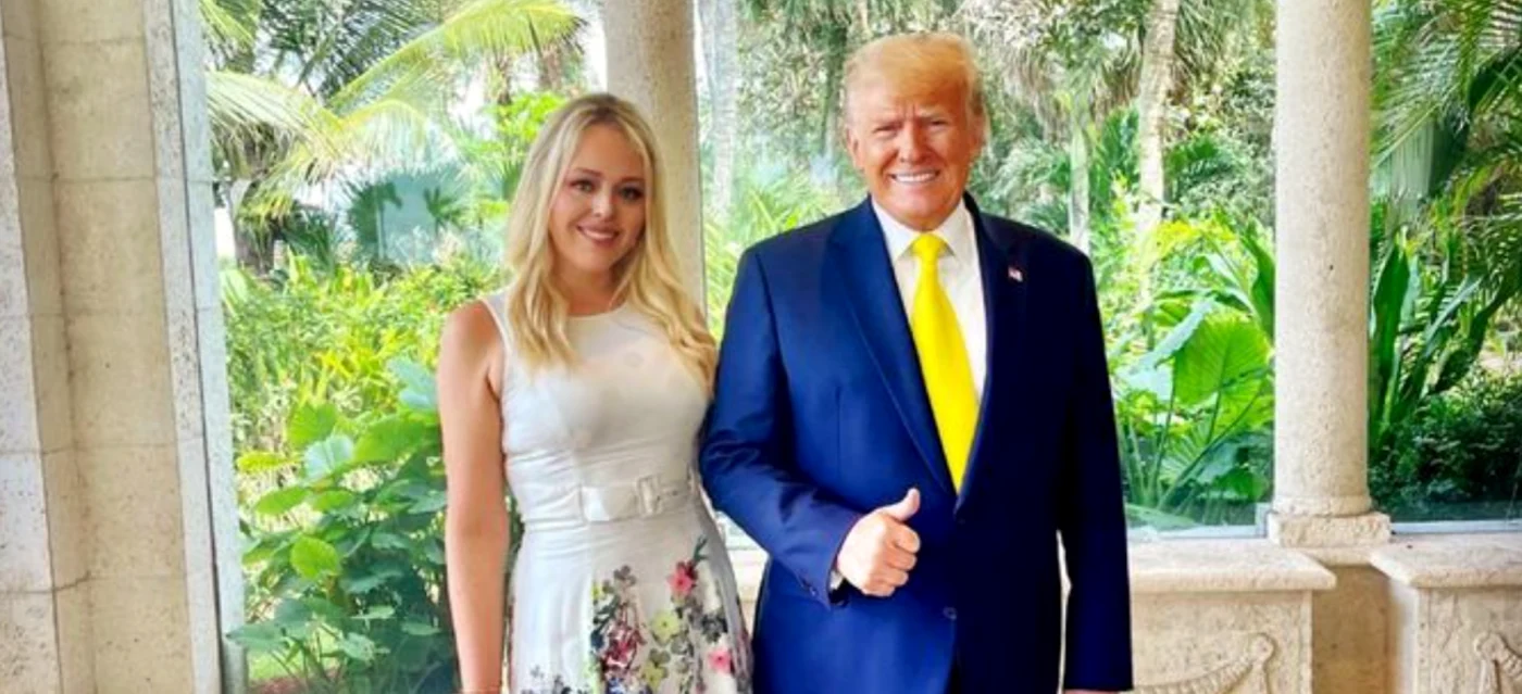 Tiffany şi Donald Trump. Foto: Instagram