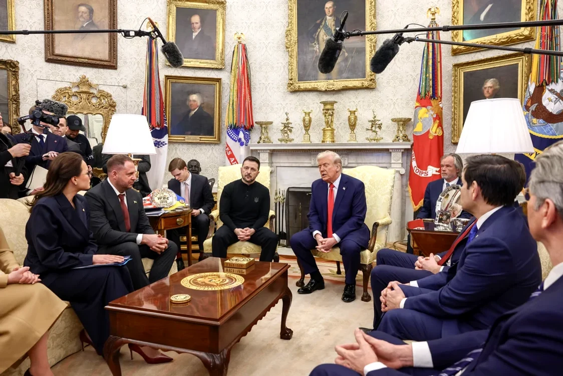 Schimbul tensionat între Zelenski, Trump și Vance s-a petrecut în fața presei FOTO Profimedia