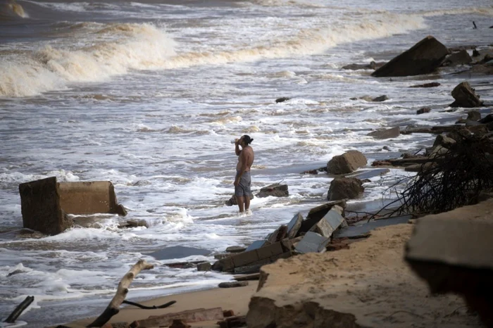 Atafona localitate Brazilia litoral nord-est de Rio de Janeiro FOTO AFP / Mauro Pimentel