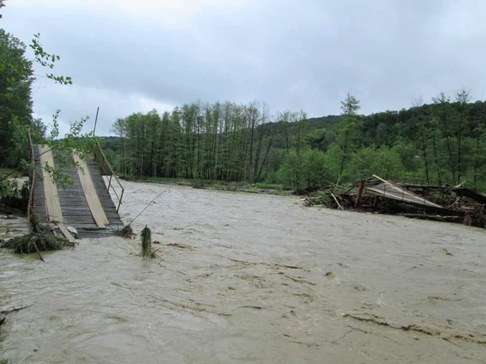 Cod galben de ploi si inundatii in Maramures FOTO.ARHIVA