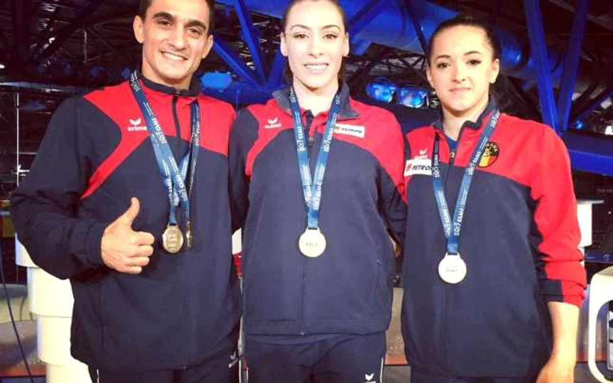 Marian Drăgulescu, Cătălina Ponor şi Larisa Iordache au adus bucurie românilor, obţinând medalii de aur, argint şi bronz FOTO TVR