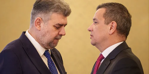 Marcel Ciolacu, discuta cu Sorin Grindeanu FOTO Mediafax 
