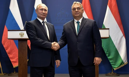 Viktor Orban si Vladimir Putin FOTO EPA-EFE