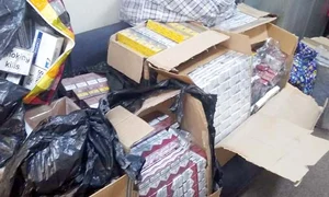 Ţigările fără timbru au fost confiscate de oamenii legii jpeg