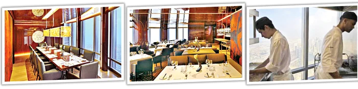 Restaurantul oferă un meniu inspirat din gastronomia internaţională