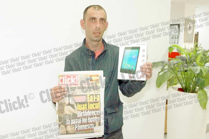 Cornel Ilinca  (58 de ani) a  câștigat 500  de lei la cel mai  iubit concurs (Fotografii: Click! )