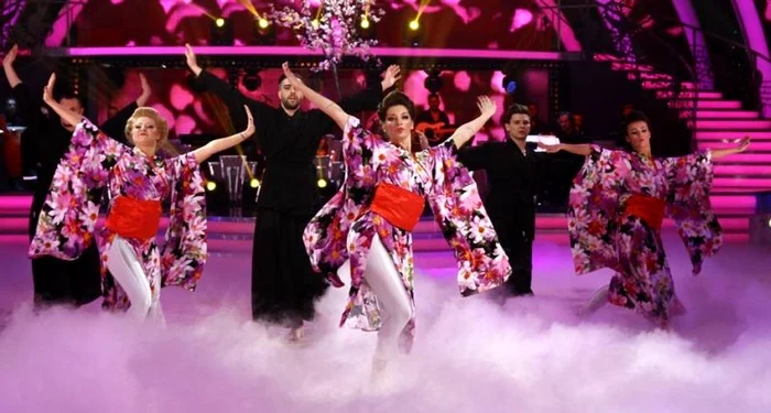 
    Cei doi i-au impresionat pe juraţi cu dansul lor japonezFoto: Facebook  