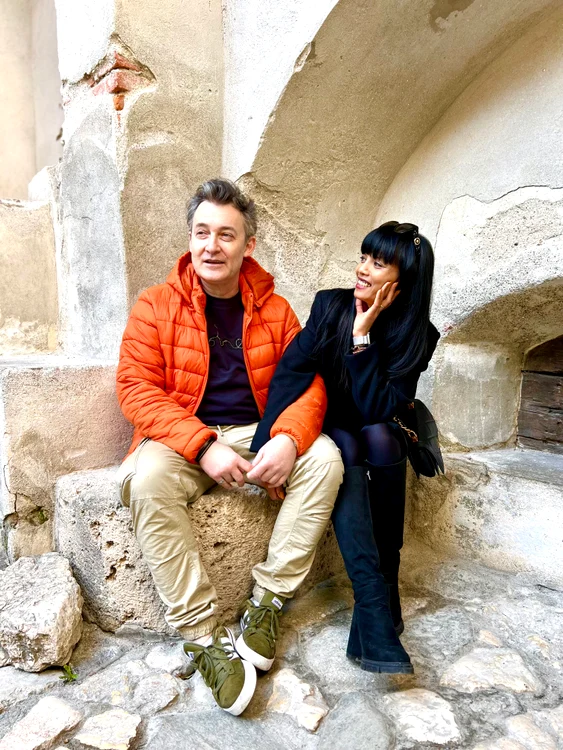 Cei doi au început de mai bine de 15 ani o poveste de dragoste FOTO arhivă personală