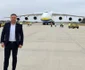 Antonov-225 cel mai mare avion din lume a aterizat pe pista Aeroportului Henri Coandă foto ROMATSA