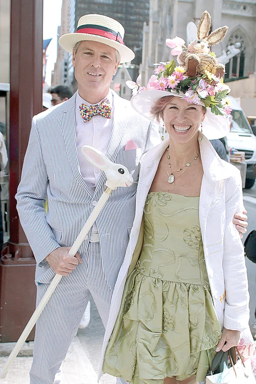 Iepuraşul şi-a găsit un loc pe capul cucoanei