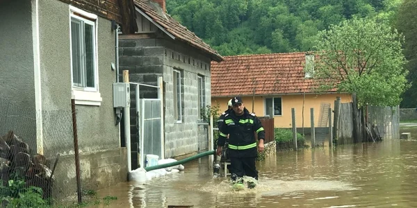 Inundaţii în Banat FOTO ISU Timiş