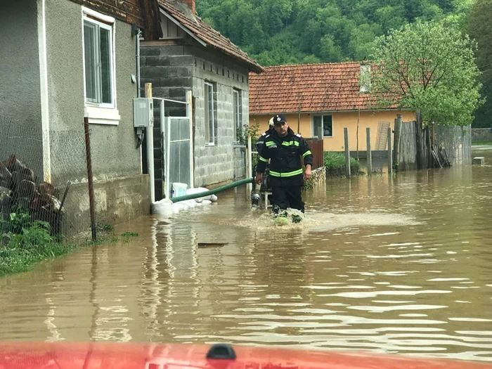 Inundaţii în Banat FOTO ISU Banat