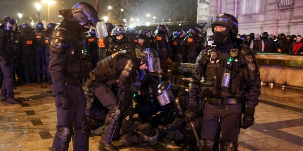 paris forte de ordine interventie protest finala cm foto AFP