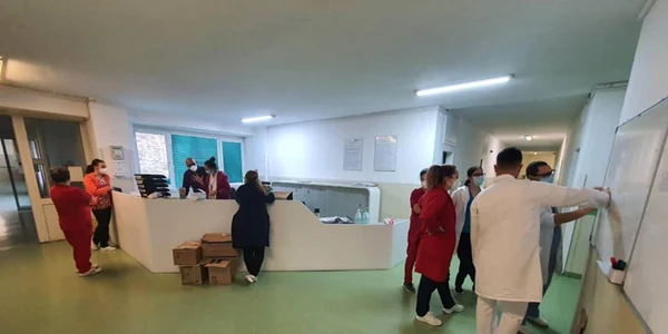 Zona roşie la Spitalul Judetean