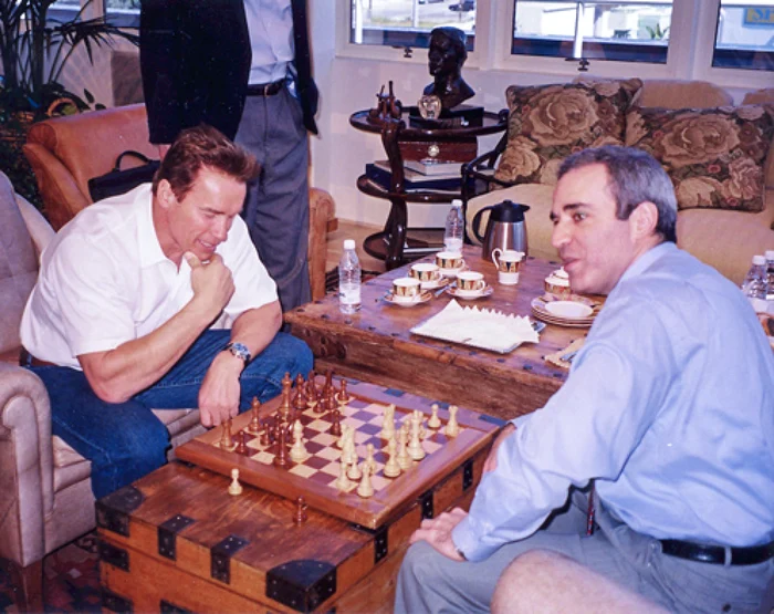 schwarzenegger si kasparov