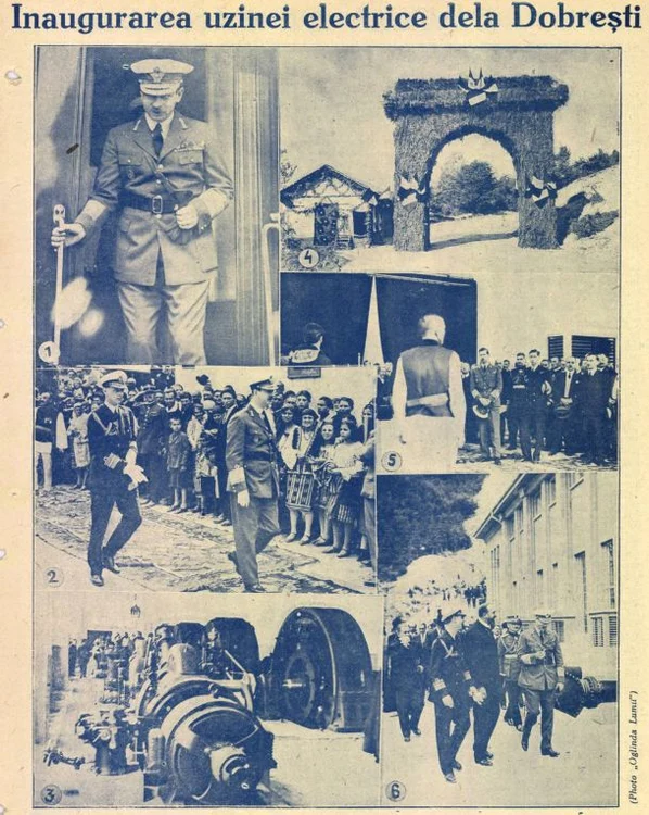 Inaugurare hidrocentralei 1930 Sursa Oglinda lumii .