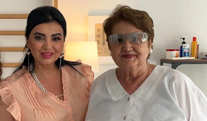 Adriana Bahmuțeanu și mama sa, Petruța Toma - Foto: social media