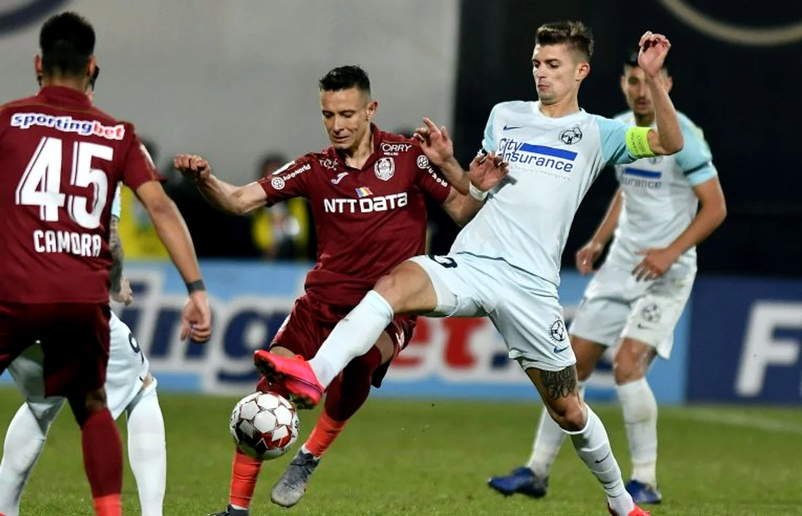 
    CFR Cluj și FCSB vor juca în prima etapă de la reluarea Ligii 1FOTO: Sportpictures.eu  