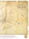 „Planul No 1 al Orașului Craiova cu indicarea stradelor deja pavate” (© Muzeul Olteniei Craiova)