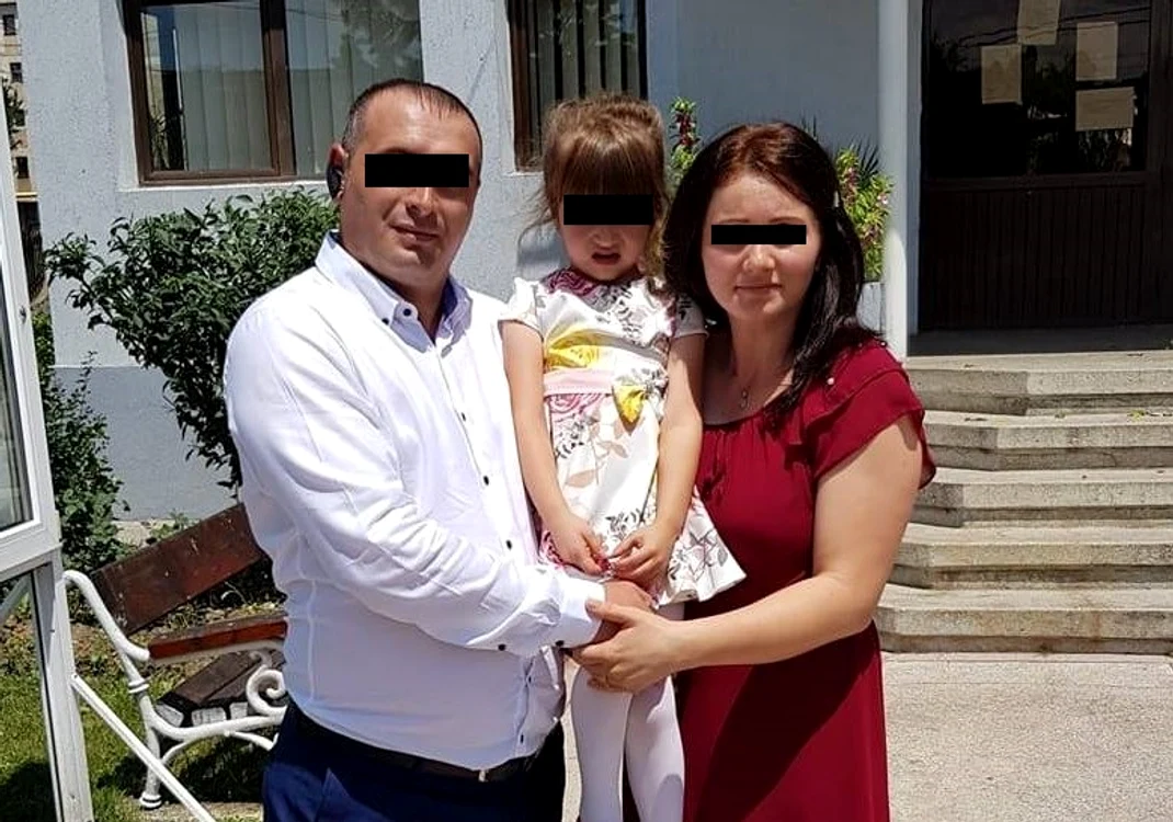 Marian Băcescu, alături de fetița și de soția safoto: arhivă personală