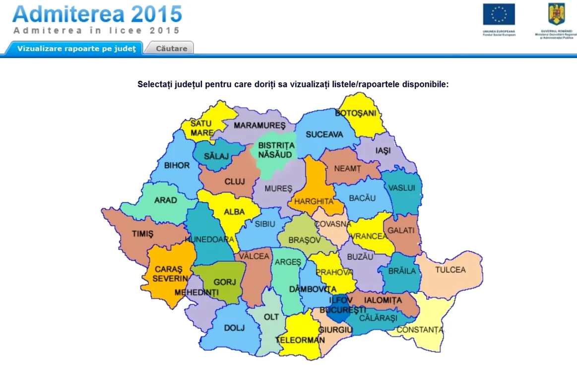 Ierarhia este publicată pe admitere.edu.ro