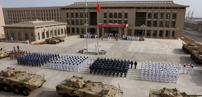 Ceremonie de deschidere a noii baze militare chineze din Djibouti FOTO AFP