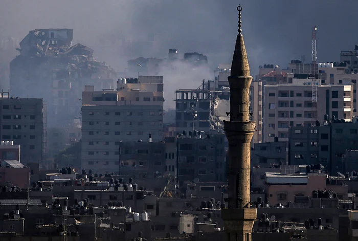 Bombardamente israeliene în nordul Gaza 20 octombrie 2023 FOTO EPA-EFE