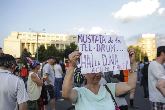 Protest piata Victoriei pro DNA FOTO Inquam Photos / Octav Ganea