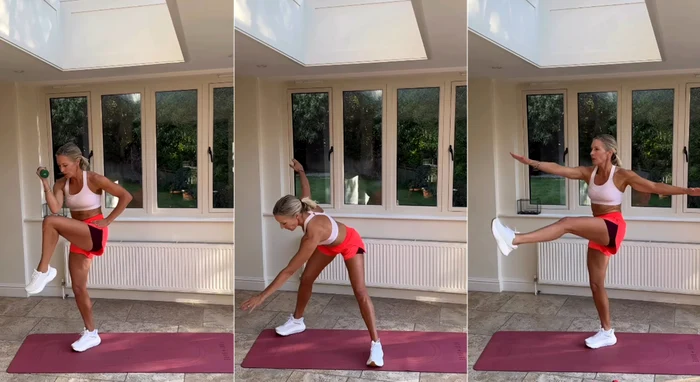 Abdomene din picioare alternativa la crunch, pentru siluetă și dureri de spate zero Colaj Instagram